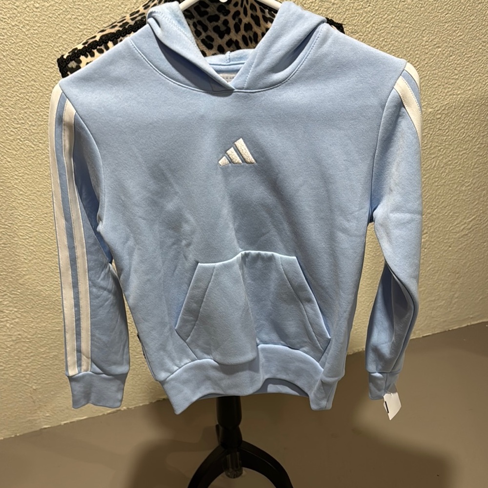 NEW LOWER PRICE: Adidas Blue Pullover Hoodie Sweatshirt